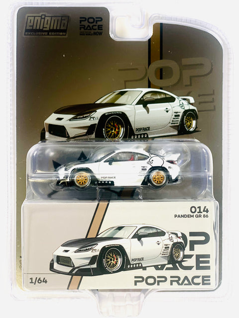 Pop Race Enigma Exclusive Pandem GR86 Crystal White Pearl #014