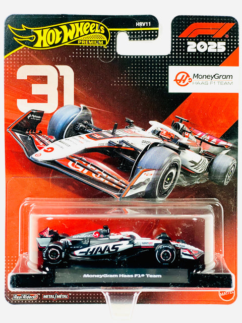 Hot Wheels 2025 F1 Formula 1 Race Team Esteban Ocon MoneyGram Haas F1 Team #31