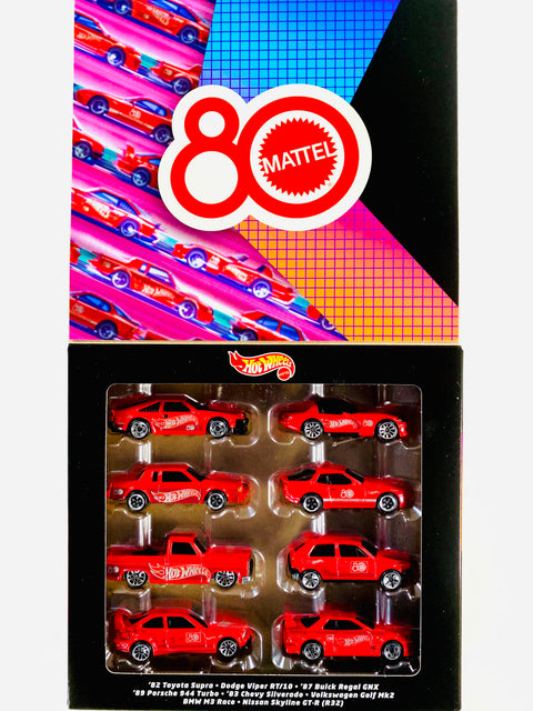 Hot Wheels 2025 80th Anniversary Silver Series 8-Pack - Damaged Box