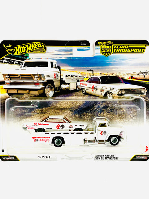 Hot Wheels 2026 Team Transport Case J Dyno Don Nicholson ’61 Impala & Horizon Hauler #87