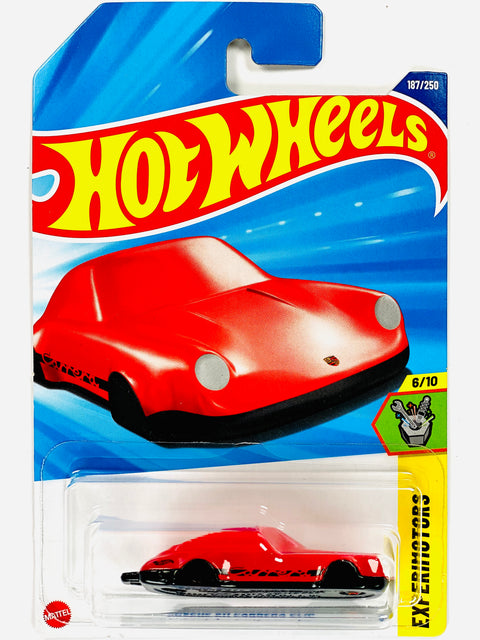 Hot Wheels 2024 Experimotors Porsche 911 Carrera Clip Red - Soft Corners