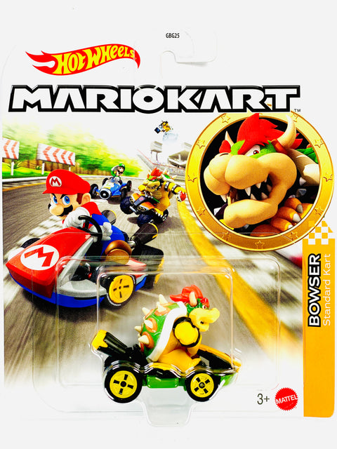 Hot Wheels 2026 Character Cars Mario Kart Bowser Standard Kart