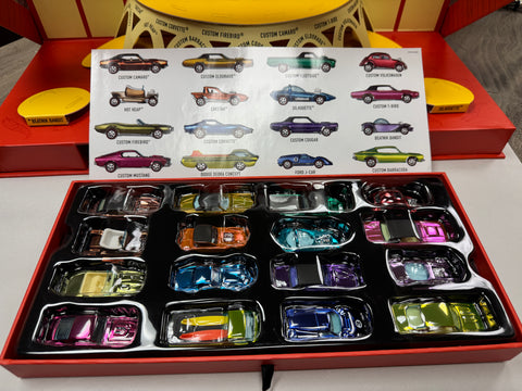 Hot Wheels 50th Anniversary 2018 Original 16 Car Display - Damaged/Open Box