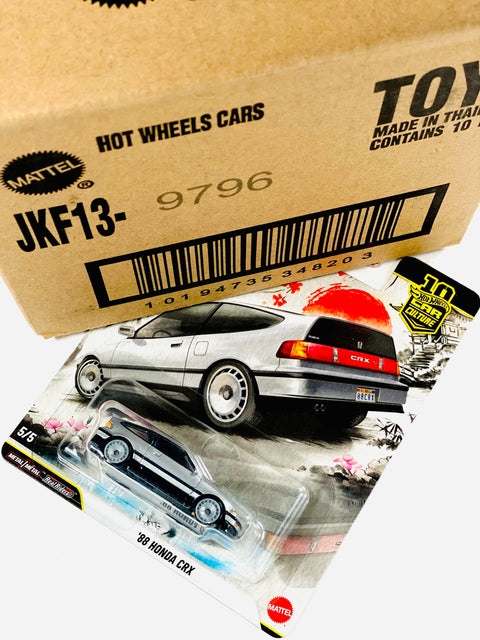 Hot Wheels 2026 Car Culture '88 Honda CRX Factory Sealed Solid Pack (10 Cars)