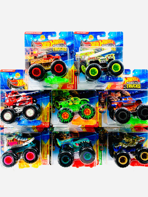 Hot Wheels 2026 Monster Truck & Car Factory Sealed Case C (8 Cars)