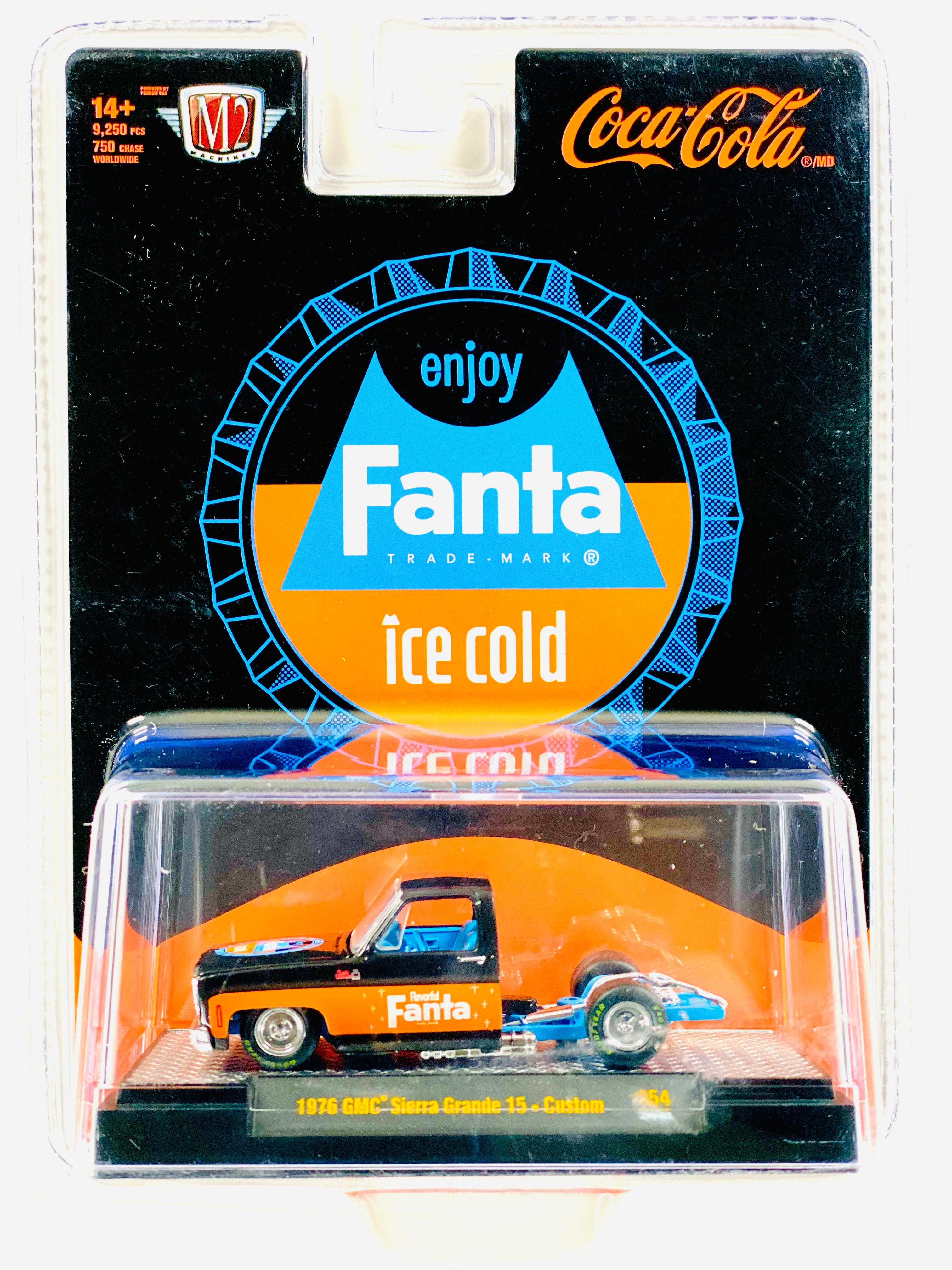 M2 Machines Fanta 1976 GMC Sierra Grande 15 Custom Truck - Damaged