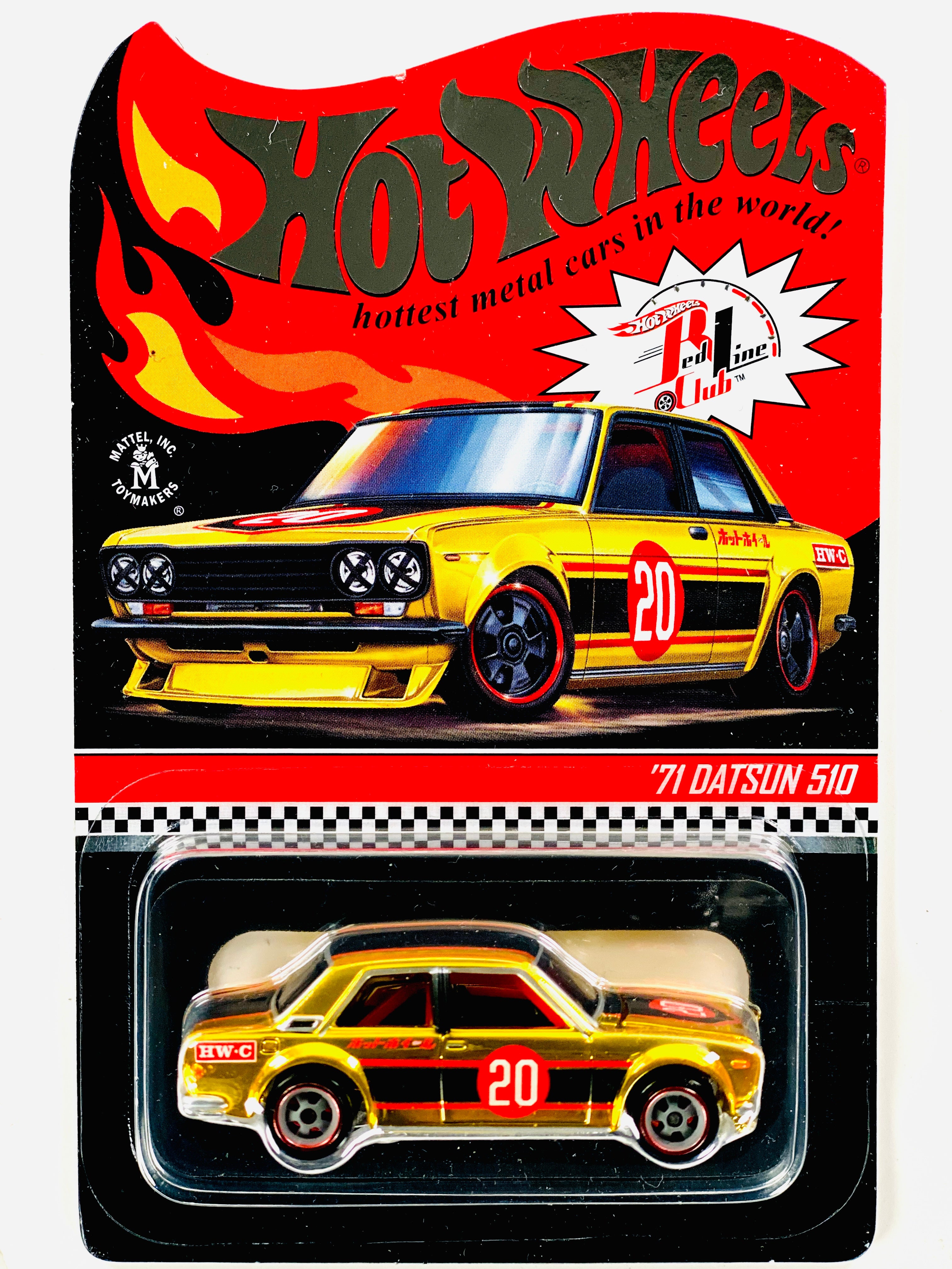 ホットウィール　rlc 510 Hot Wheels 2020 RLC Exclusive '71 Datsun 510 – Jcardiecast