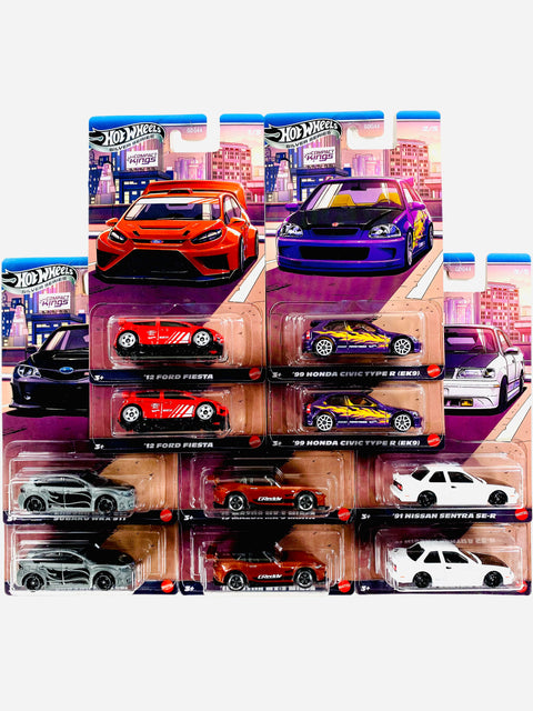 Hot Wheels 2026 Silver Series Automotive Compact Kings Factory Sealed Case Q (10 Cars)