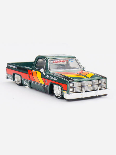 Mini GT x Kaido House Collab Factory Sealed Chevrolet Silverado KAIDO WORKS V3 Dark Green #226