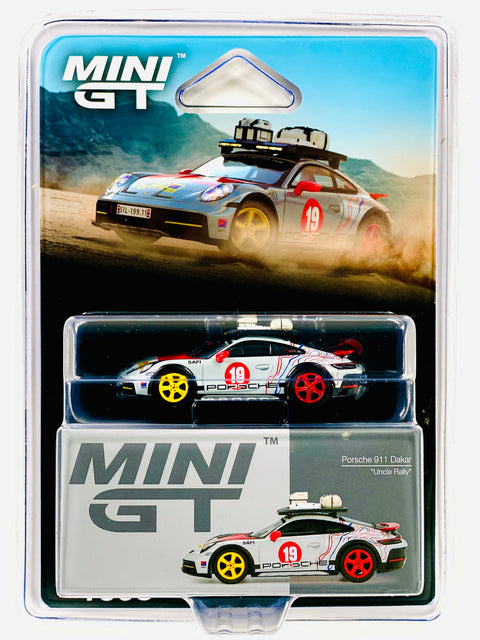Mini GT Mijo Exclusive Porsche 911 Dakar “Mr. Darkar” Silver #1068