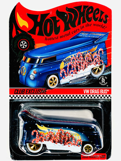 Hot Wheels 2019 RLC Exclusive VW Drag Bus Holiday Car - Damaged Card