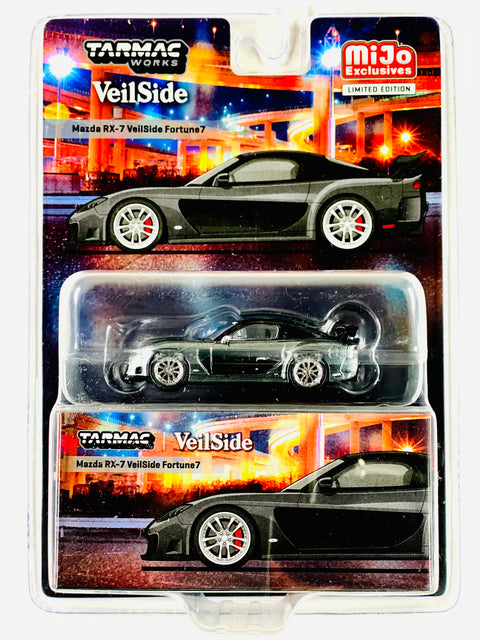 Tarmac Works Mijo Exclusive Global Mazda RX-7 VeilSide Fortune7 Grey