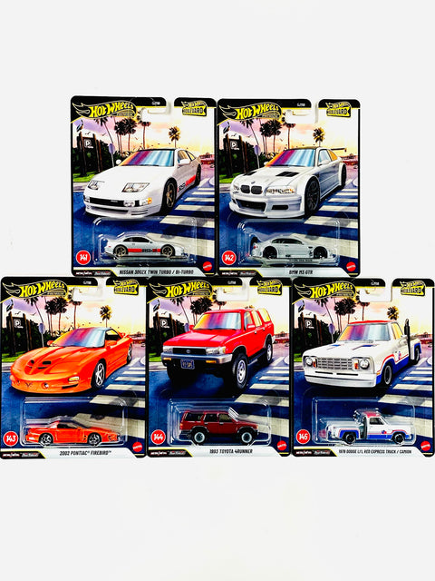 Hot Wheels 2026 Boulevard Case F (Set of 5 Cars)