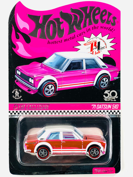 Hot Wheels 2018 RLC Club Exclusive '71 Datsun 510 - Damaged Card