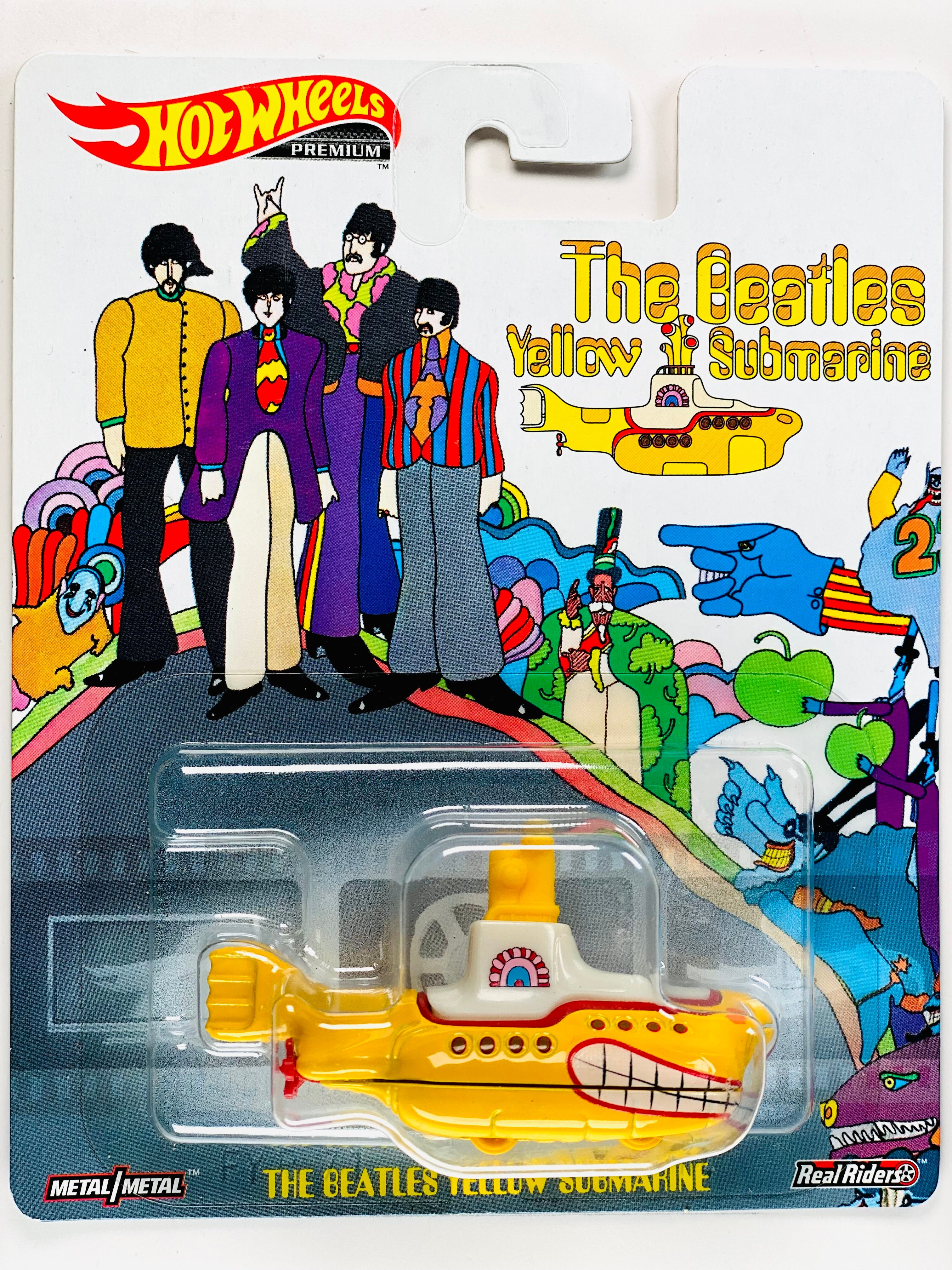 Hot Wheels 2019 Pop Culture The Beatles Yellow Submarine - Damaged