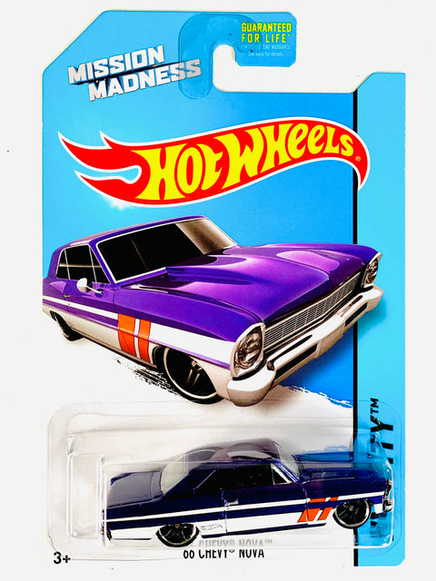 Hot Wheels 2014 HW City '66 Chevy Nova - Soft Corners