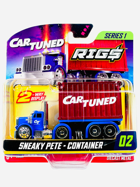 CarTuned 2025 Series 1 Container Rigs Sneaky Pete Container Blue/Red #02