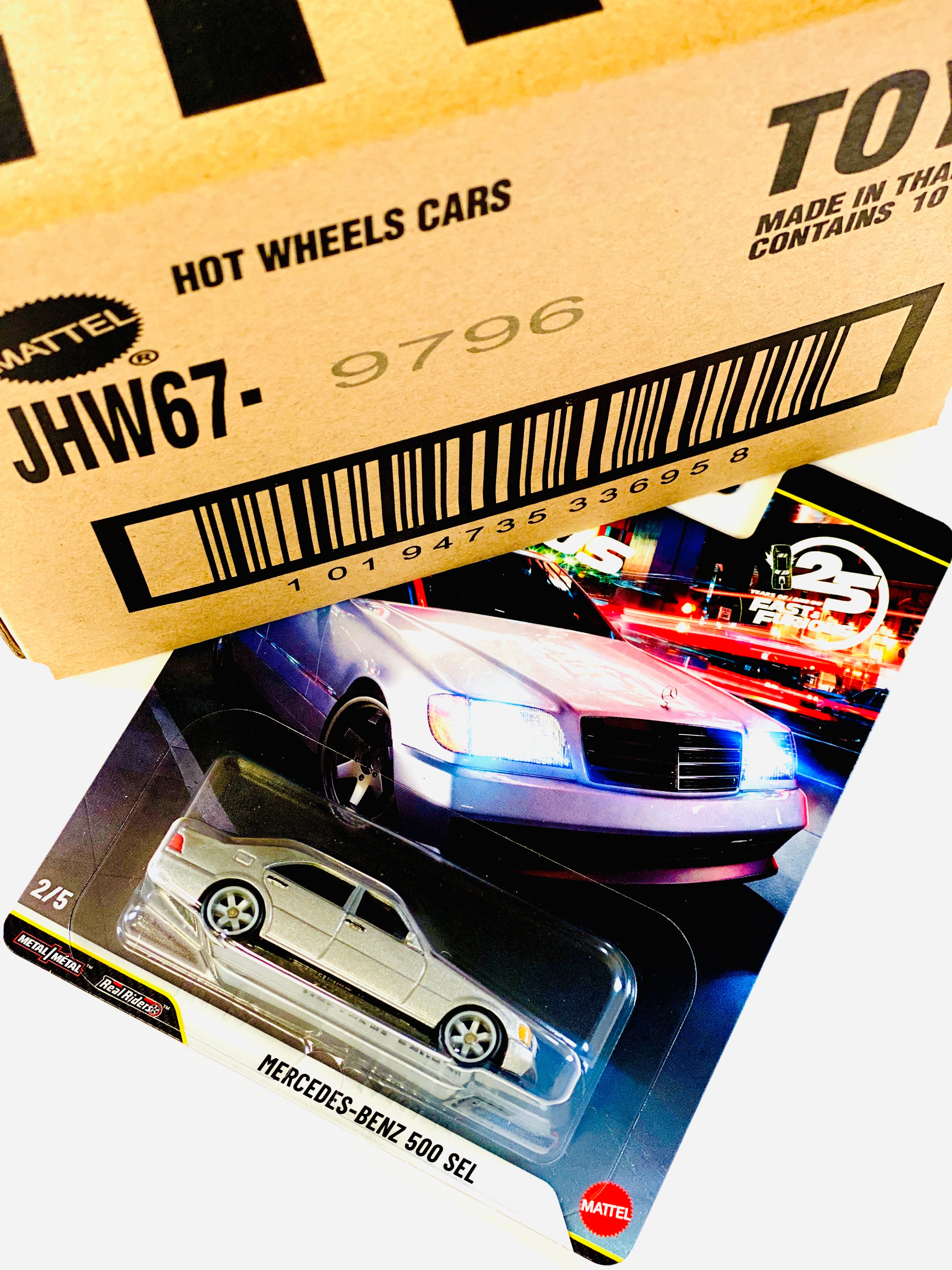 Hot Wheels 2026 Fast & Furious 25th Anniversary Mercedes-Benz 500