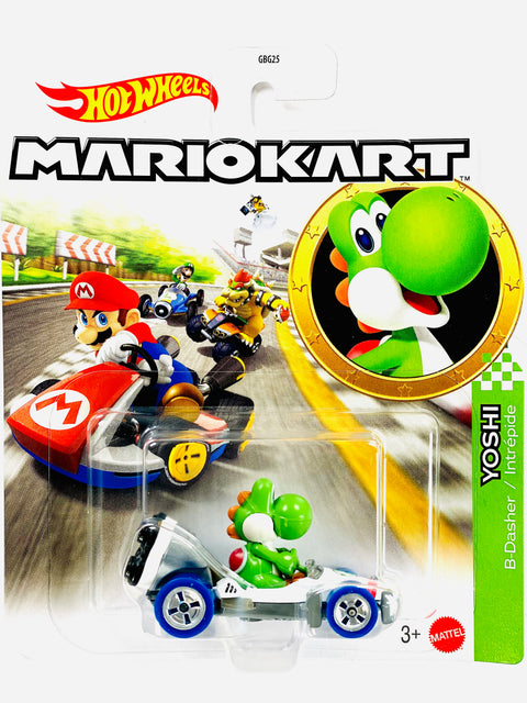 Hot Wheels 2026 Character Cars Mario Kart Yoshi B-Dasher