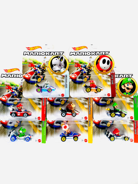 Hot Wheels 2026 Character Cars Mario Kart Factory Sealed Case B (8 Cars)