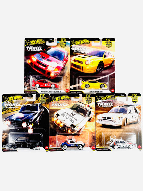 Hot Wheels 2026 Car Culture Thrill Climbers Case Q (Set of 5 Cars)