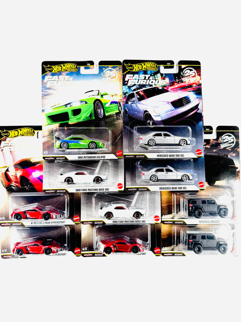 Hot Wheels 2026 Fast & Furious 25th Anniversary Factory Sealed Case N (10 Cars)