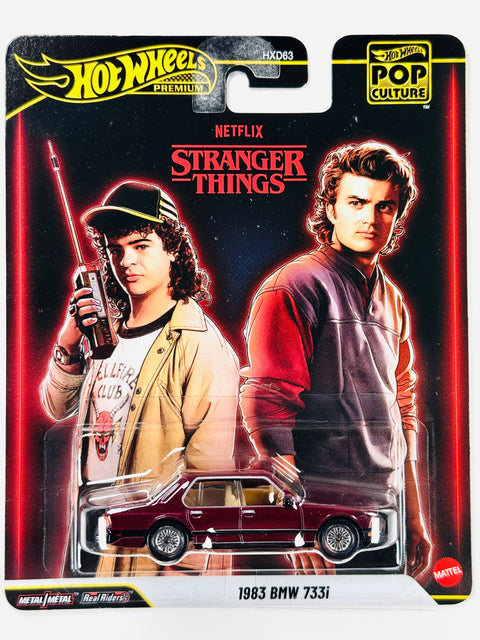 Hot Wheels 2026 Pop Culture Case N Stranger Things Steve Harrington's 1983 BMW 733i