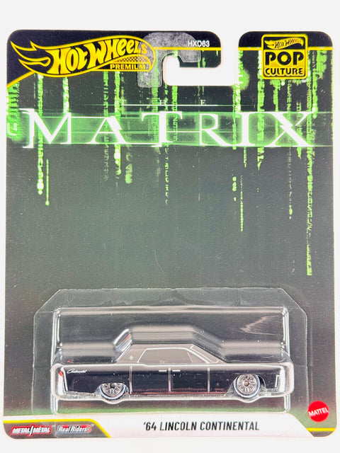 Hot Wheels 2026 Pop Culture Case N The Matrix '64 Lincoln Continental
