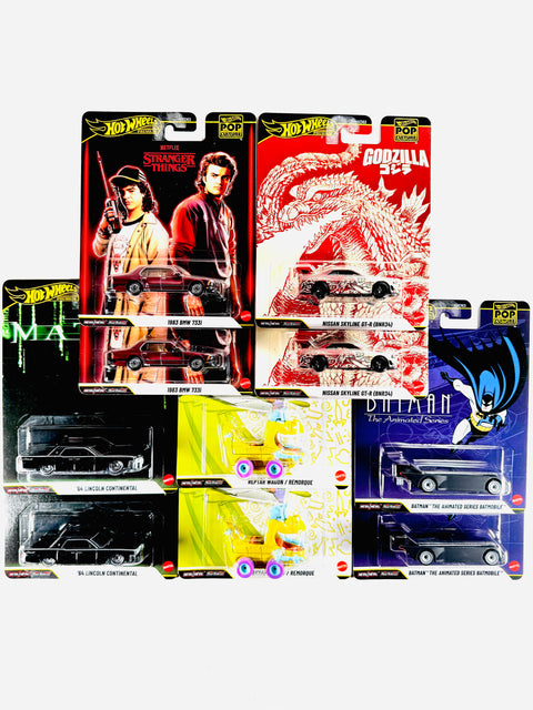 Hot Wheels 2026 Pop Culture Factory Sealed Case N (10 Cars)