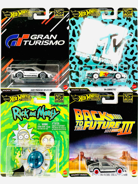 Hot Wheels 2026 Pop Culture Case P (Set of 4 Cars) – Jcardiecast