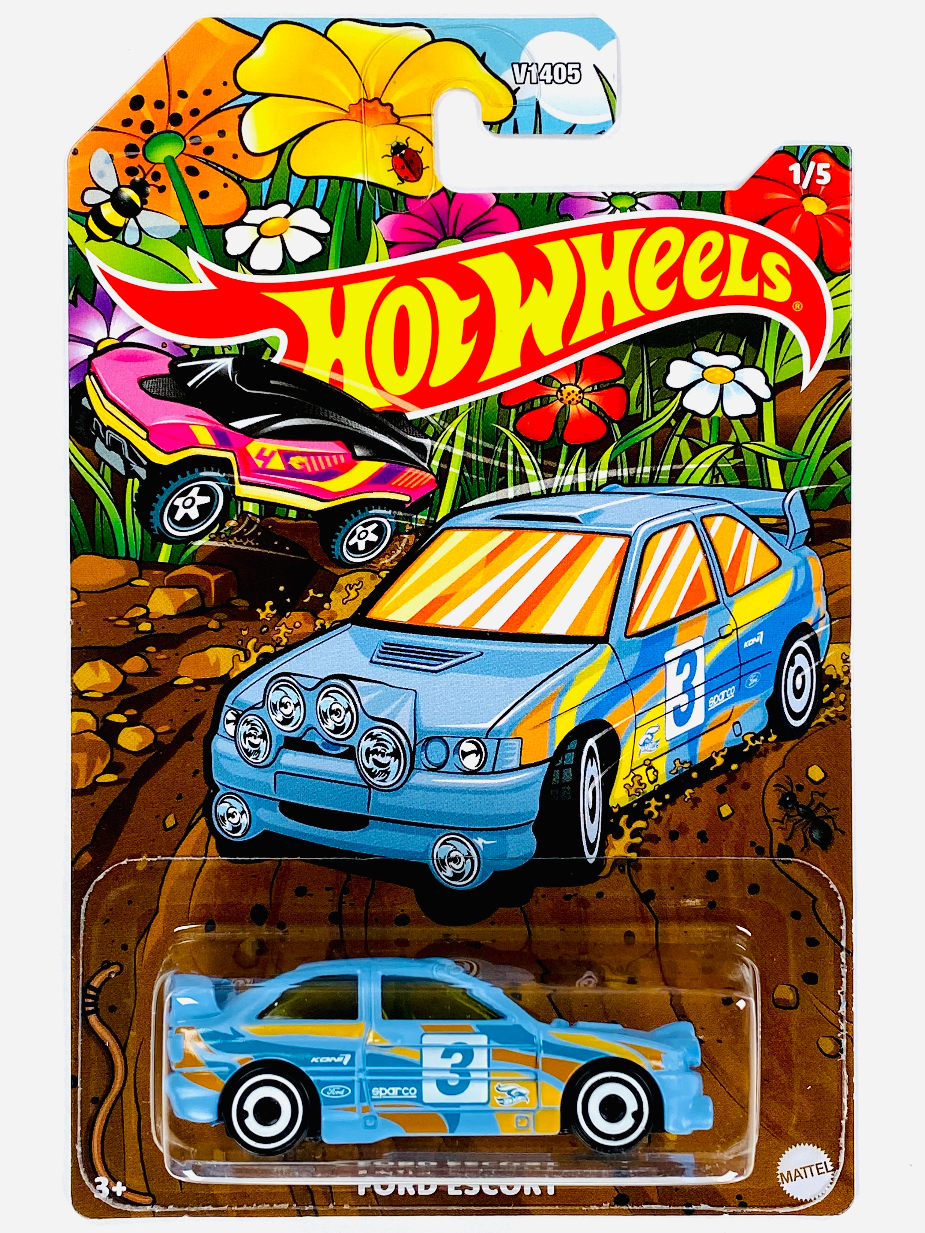 Hot Wheels 2026 Easter Ford Escort (1/5) - Damaged Card – Jcardiecast
