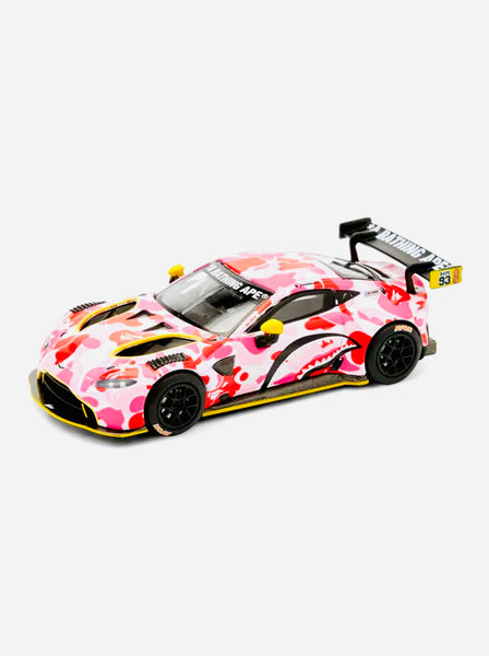 3点セット BAPE ASTON MARTIN GT3 1/64 POPRACE 1:64 BAPE® x Aston Martin Vantage GT3 (3 Variant
