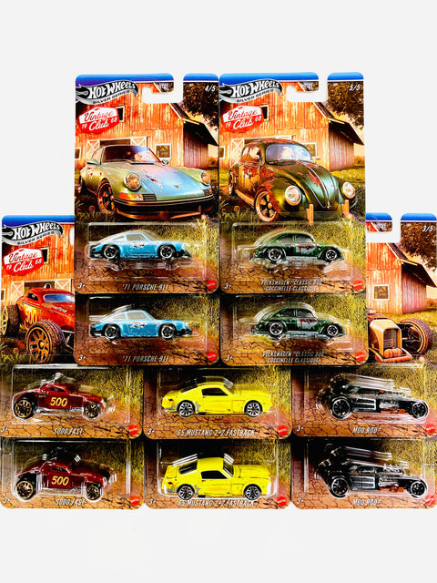 Hot Wheels Hot Wheels 2025 Vintage Racing Club Barn Finds Factory Sealed Case H (10 Cars)