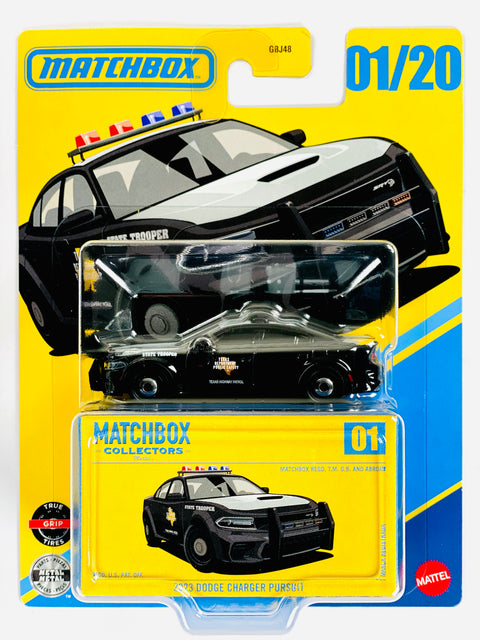 Matchbox 2026 Collectors Series Case F 2023 Dodge Charger Hellcat Texas DPS