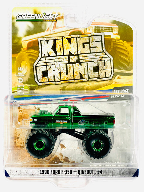 Greenlight Kings of Crunch 1990 Ford F-350 Bigfoot Chase - Damaged Blister