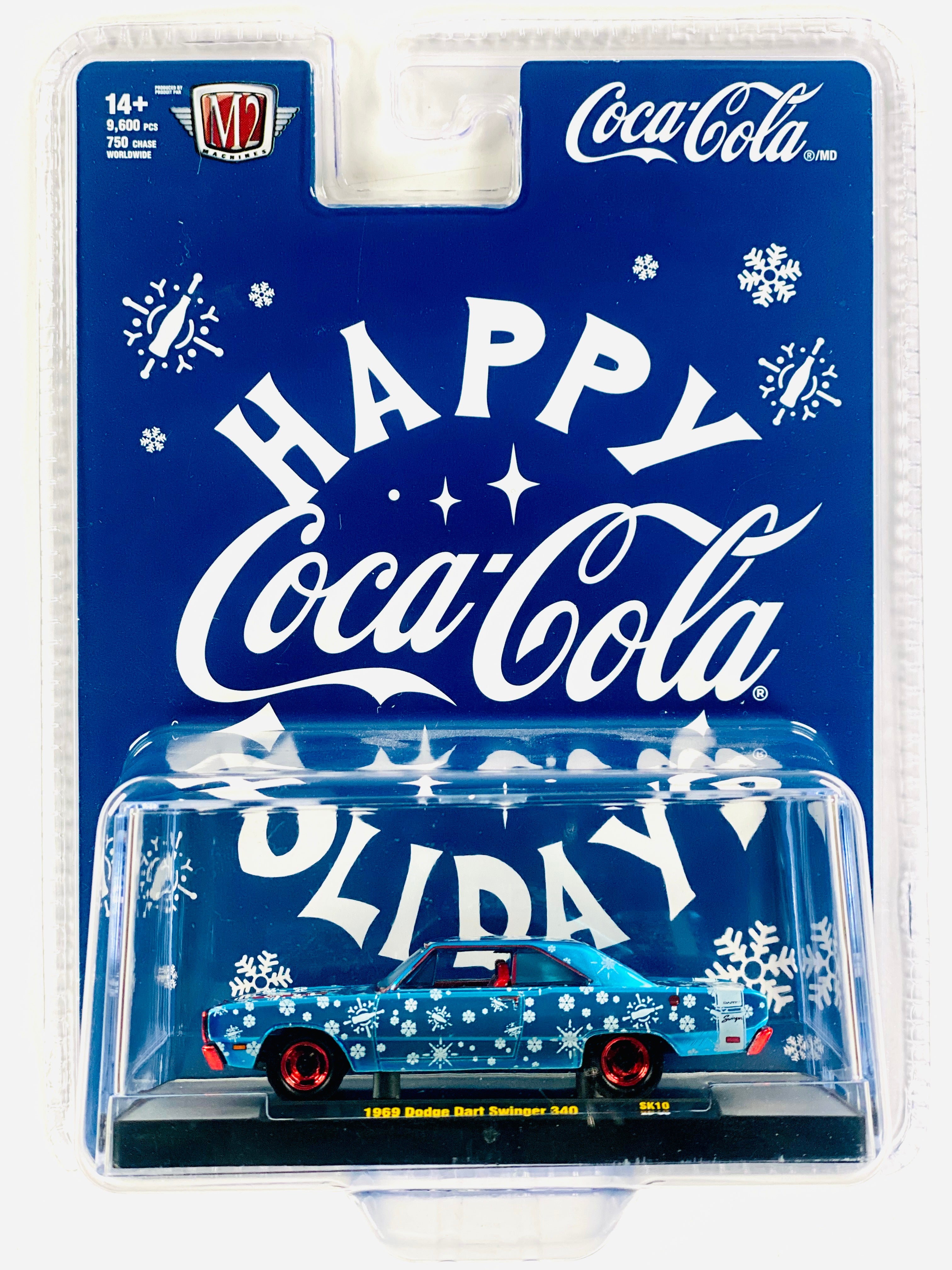 M2 Machines Christmas Coca Cola 1969 Dodge Dart Swinger 340 Chase