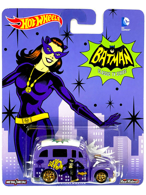 Hot Wheels 2014 Pop Culture DC Comics Batman TV Series Catwoman School Busted - Damaged Card