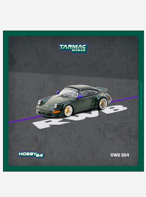 Tarmac Works Hobby 64 Factory Sealed RWB 964 Green