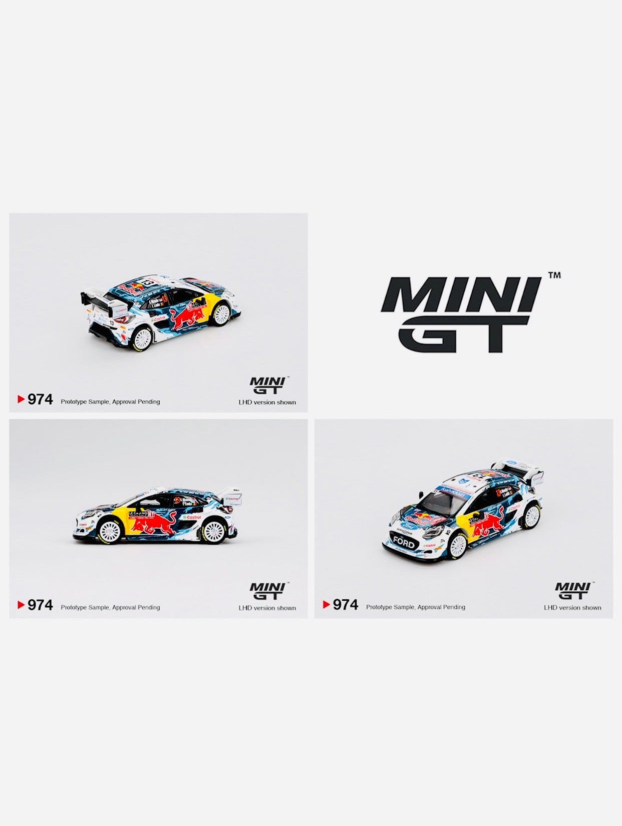Mini GT Mijo Exclusive Ford Puma Rally1 #13 M-Sport Ford WRT 2024