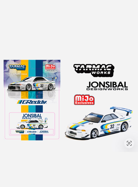 Tarmac Works Mijo Exclusive Nissan GT-R R32 Widebody Jonsibal Designworks & Greddy