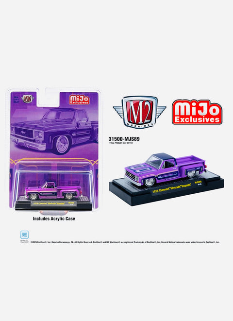 M2 Machines Mijo Exclusive Chevrolet Silverado Stepside Lowriders