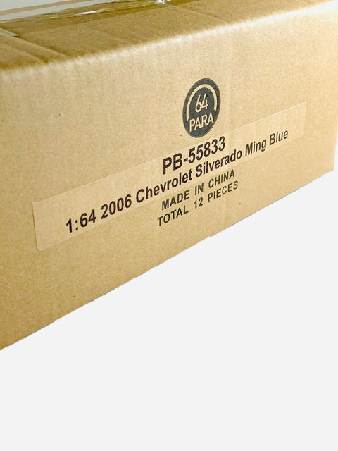 Para64 Factory Sealed 2006 Chevrolet Silverado Single Cab Truck Ming Blue (12ct.)