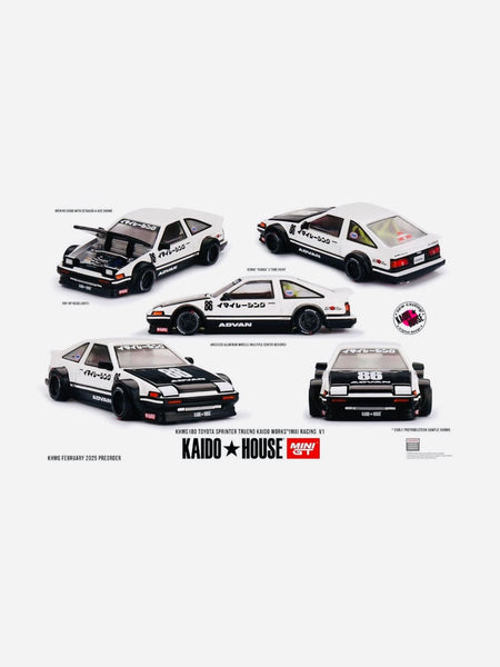ミニカー Toyota Sprinter Trueno DGK X KAIDO HOUSE KAIDO HOUSE X DGK V1 Toyota AE86 Sprinter Trueno New Sealed | eBay
