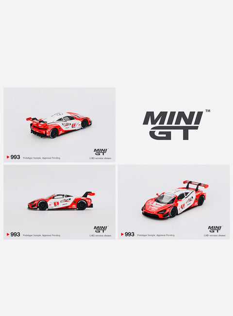 Mini GT Mijo Exclusive McLaren 720S GT3 Evo Pfaff Motorsports 2024 IMSA Laguna Seca #993