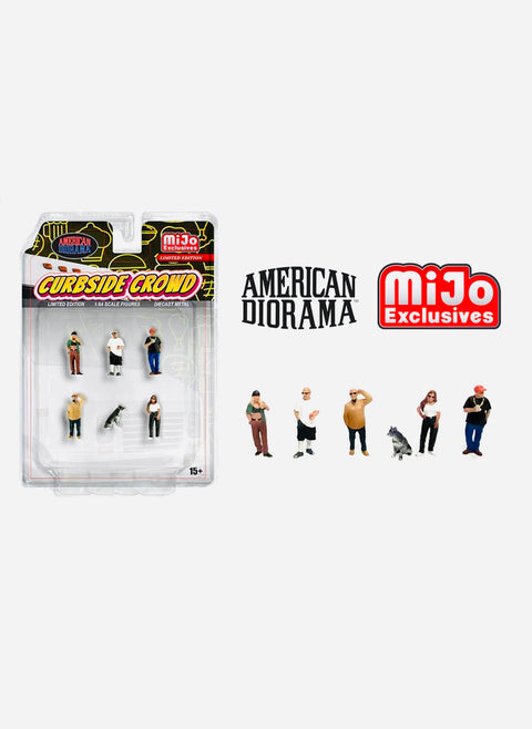 American Diorama Mijo Exclusive Curbside Crowd