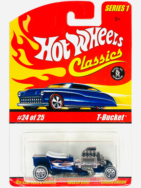 Hot Wheels 2004 Classics Series 1 T-Bucket Blue - Damaged Card/Blister
