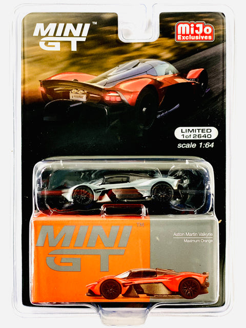 Mini GT Mijo Exclusive Aston Martin Valkyrie Maximum Orange #678 Chase