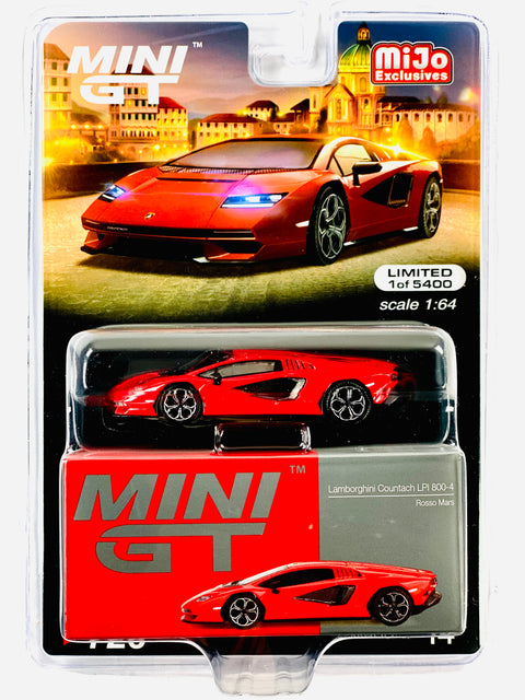 Mini GT Mijo Exclusive Lamborghini Countach LPI 800-4 Rosso Mars #720