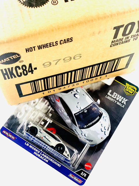 Hot Wheels 2023 Car Culture LB-Works Lamborghini Huracan Factory Sealed Solid Pack (10 Cars)