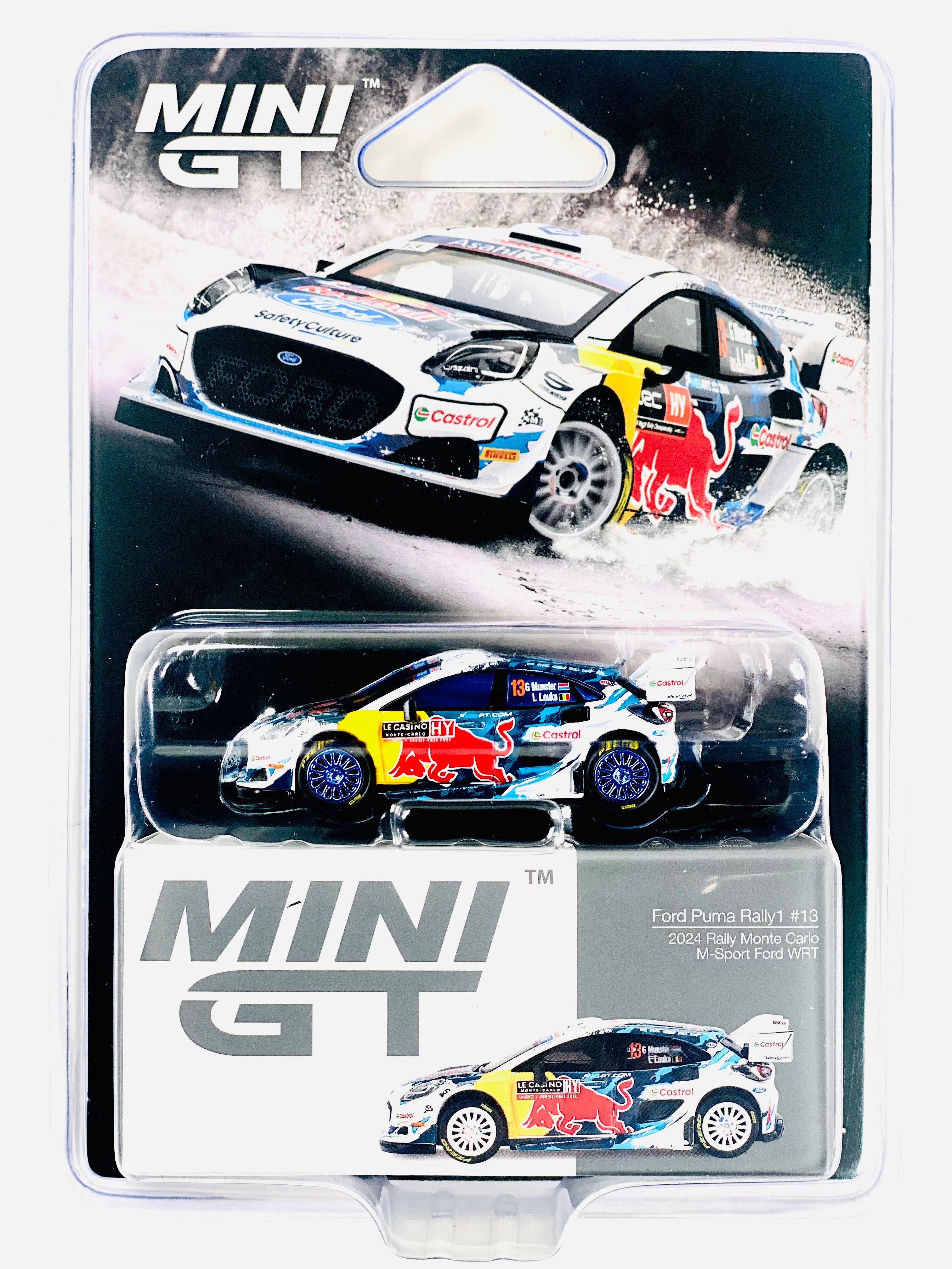 Ford Puma Rally1 M-SPORT ミニカー Mini GT Mijo Exclusive Ford Puma Rally1 #13 M-Sport Ford WRT 2024